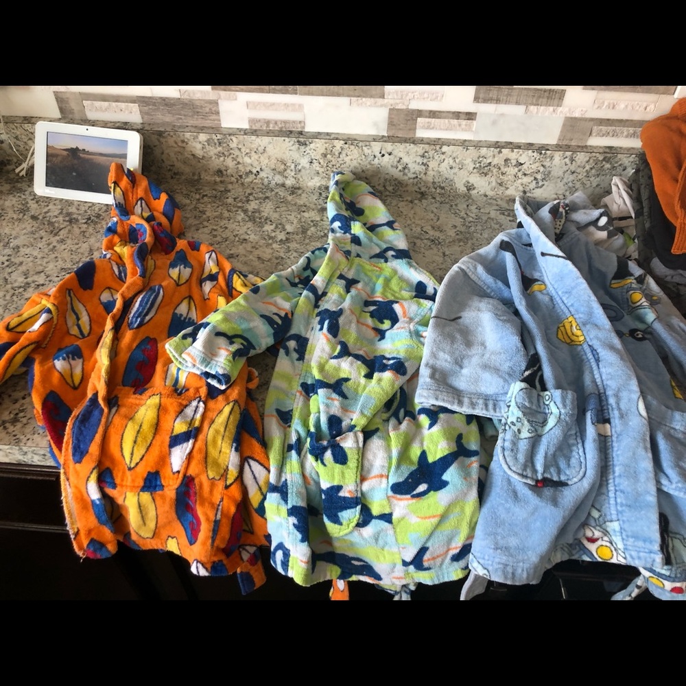 3 swim robes